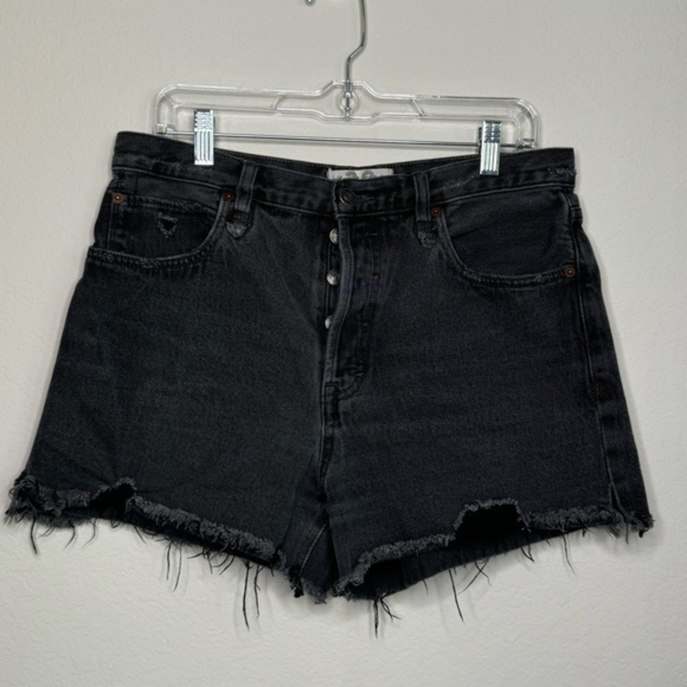 We The Free Black‎ Cotton Jean Shorts- Sz 30